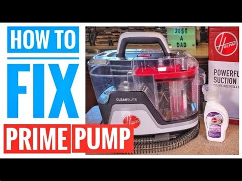 hoover clean slate leaking from bottom|HOW TO FIX Prime Solution Water Pump Hoover CleanSlate。